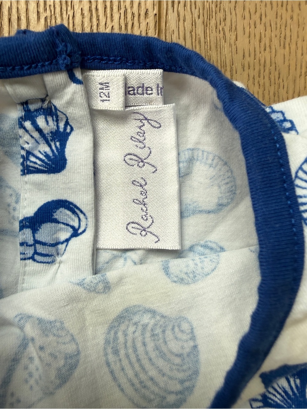 Shell Print Bubble Romper - Picture 2 of 4